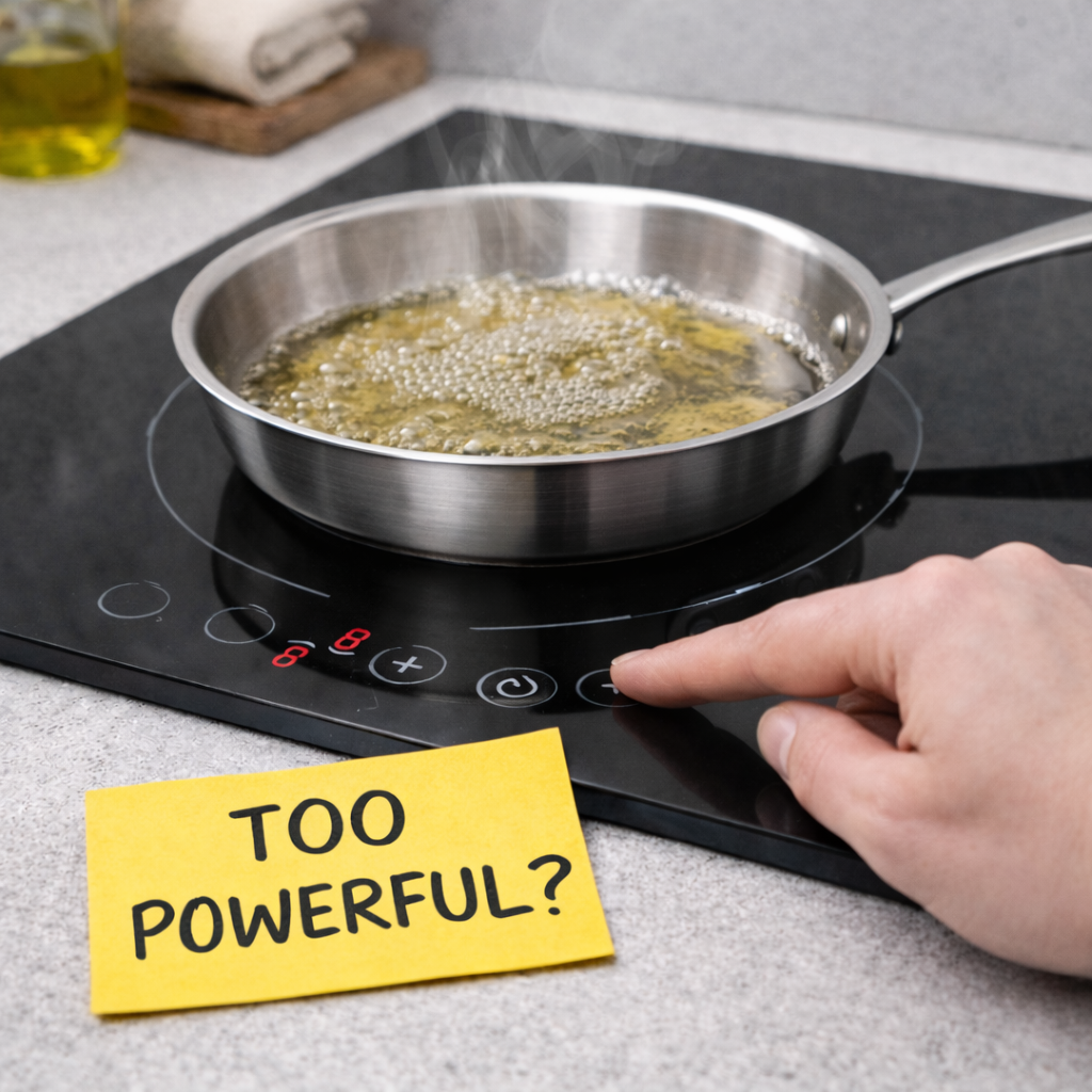 Why Induction Cooking Feels Too Powerful (And How to Control It)